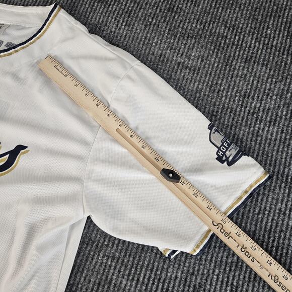 San Diego Padres Jersey Mens 2XL White MLB Baseball Trevor Hoffman Hall of Fame - Picture 6 of 14